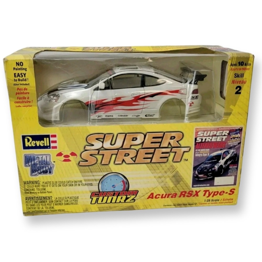 Super Street Acura RSX Type S Revell 1:25 Model Kit 85-1547 New Sealed