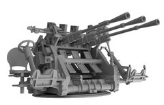 Pit-Road G47 Type 96 Triple AA Gun Model Kit 1/35