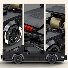 Vintage Racing Car Model Kit – 332 Piece Sports Car Building Set for Adults & Te