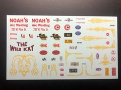 Vintage NOS AMT TD-8 1953 53 Ford Pickup 3 in 1 Model Kit Decal Sheet