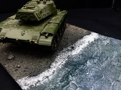 1/35 Scale Military Diorama Base Terrain Display Model Soldiers Figures Diecast