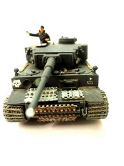 WWII German Pz.VI Tiger Ausf.H1. 502 battalion 1:35 Model Assembled/Painted
