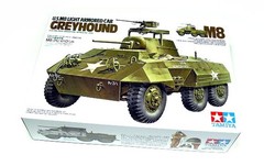 Tamiya 35228 1:35 U.S. M8 Light Truck Greyhound Military Vehicle Model Kit