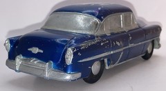 1953 Chevrolet 210 Sedan Promo Bank 1/25 BANTHRICO Regatta Blue VF w/Advertising