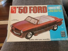 Vintage AMT ’50 Ford Convertible Street Rods 1:25 Model Car Kit T353 Sealed Bags