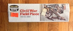LIFE -LIKE HOBBY KITS #09694 CIVIL WAR FIELD PIECE Plastic Model Kit (sealed)