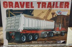 Gravel Trailer Super Long 12″ Trailer MPC 1:25 NEW FACTORY SEALED *US Seller*