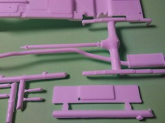 77 1977 Ford Pinto Runabout 1/25 frame chassis axle rear end exhaust axle parts