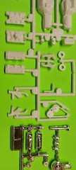 1965 Pontiac GTO 1/25 AMT 389 Tri Power Motor Engine Model Car Part