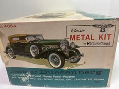 1/18 HUBLEY CLASSIC METAL KIT 1932 MODEL SJ DUESENBERG 150 PARTS