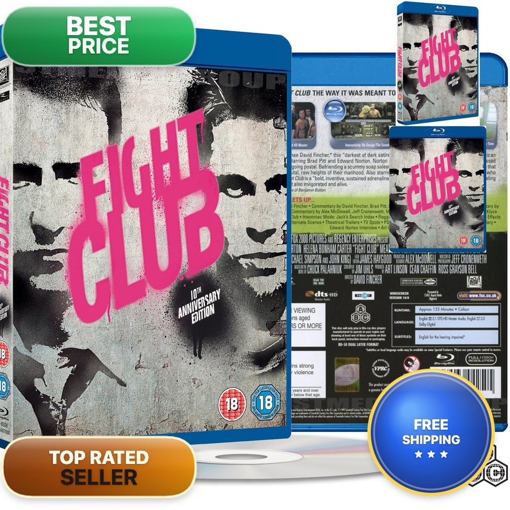 Generic Fight Club 1999 Blu-Ray Region