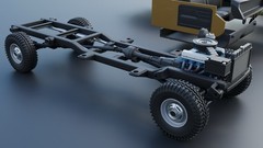 3d Printed 1/25 1974 Ford F250 SuperCab Model Kit
