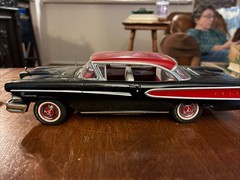Vintage 1958? Edsel Pacer, 2-Door Built Plastic Model. 1/24