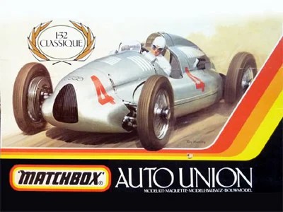 MATCHBOX Auto Union Type D Indy Classique 1:32 Model Car Kit c1983 Sealed RARE