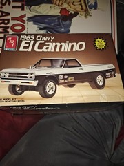 1965 Chevy El Camino 3-in-1 Model Kit,Stock,Custom,or Drag Build