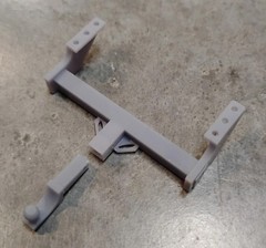 3D Printed 1/25 Reese Trailer Hitch and Receiver