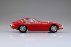 Aoshima Bunka Kyozai 1/32 The Snap Kit Series Toyota 2000GT Solar Red Color