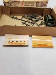 VINTAGE BOXED AIRFIX-72 BREN CARRIER & SIX POUNDER ANTI TANK WEAPON Started Kit