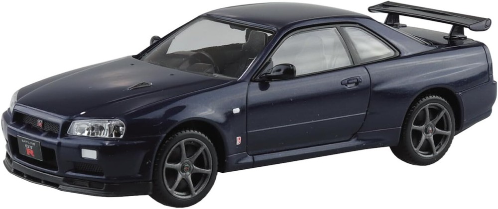 Aoshima 1/32 RAKUPLA SNAP KIT No.12-MP NISSAN R34 SKYLINE GT-R (Midnight Purple)