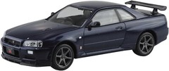 Aoshima 1/32 RAKUPLA SNAP KIT No.12-MP NISSAN R34 SKYLINE GT-R (Midnight Purple)