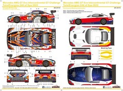 S.K. Decals SK24172 1:24 Mercedes AMG GT Evo IGTC 24Hour of Spa 2022 Decal Sheet
