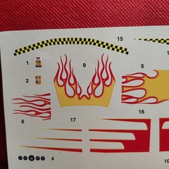 Hot Rod Decals 1932 Ford Highboy 1:25 Scale Model Car Part Revell