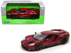 Welly 24082R 2017 Ford GT Red 1/24 – 1/27 Diecast Model Car