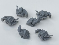 6pc 1/64 Resin Blown Injected 454 V8 Engine Hot Wheels Custom Diecast Drag Parts