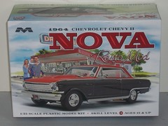 Moebius 1/25 Scale 1964 Chevrolet Chevy II Nova Resto Mod – Factory Sealed
