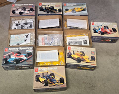 Vintage 1/25 AMT ERTL CART Racing Series NOS Factory Sealed 1989 Lot of 7 Models