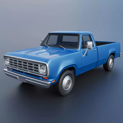 1/25 3d printed 1974 Dodge D100 pickup by Andrey Bezrodny