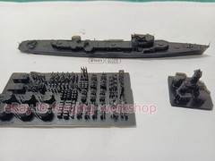 3D Printed 1/700 US Allen M. Sumner class Destroyers Unpainted /Waterline