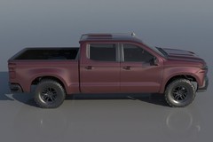 ABS-LIKE RESIN 3D PRINTED 1/25 2022 CHEVROLET SILVERADO 1500 KIT. PLEASE READ!
