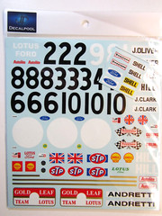 Decalpool 1/12 Lotus 49B Ford F1 Gold Leaf Decal Sheet DP124 for Tamiya kit