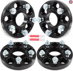 SCITOO 4Pcs Wheel Spacers 20mm 5×100 Bore 56.1mm Studs 12×1.25 5Lug Wheel
