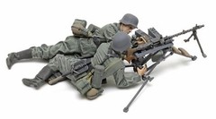 TAMIYA 1/35 No.386 GERMAN MACHINE GUN TEAM MID-WWII Plastic Model Kit 35386 NEW