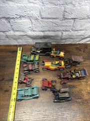 Vintage Model Car Lot Parts Pieces Gowland Revell Hubley Pyro Old Timers