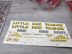 Lindberg “Little Red Wagon” Model Kit #72158 Read Description!