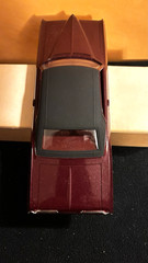 MPC 1/25 1969 PONTIAC BONNEVILLE HT BURGANDY DEALER PROMO CAR W/ORIGINAL BOX