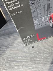 FERRARI 348 TS REVELL 07254 1:24 Model Car Kit [New Open Box] – Red