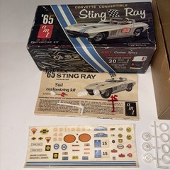 RARE ORIGINAL VINTAGE AMT 1965 CORVETTE STING-RAY CONV KIT 6915-150 Parts Only