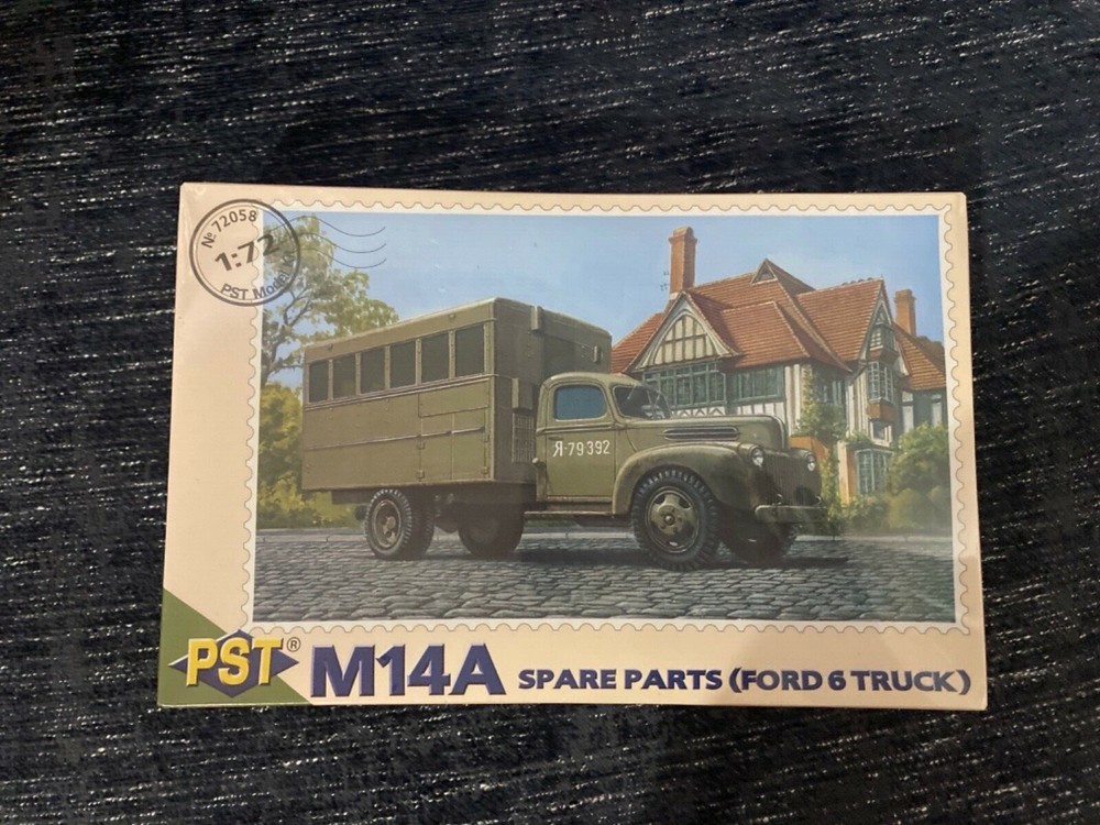 NIB PST MODEL KIT #72058 M14A SPARE PARTS FORD 6 TRUCK