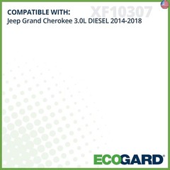 ECOGARD XF10307 Premium Diesel Fuel Filter Fits Jeep Grand Cherokee 3.0L DIESEL