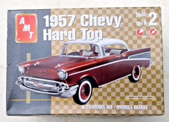 2004 AMT #30798 1957 Chevy Hard Top 1:25 scale Model Kit – Open Box