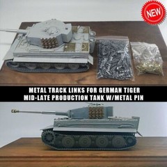 DIY Track Link Brass pins For 1/35 German Tiger Mid-Late Tank Model Accessories