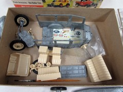 Orig. Hubley 1930 Packard Sport Phaeton & Model A Wagon, Qty 2, UNUSED UNBUILT