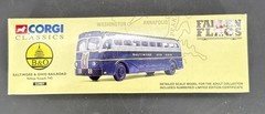 Corgi Baltimore & Ohio Railroad Yellow Coach 743 53907 1/50 NIB Diecast