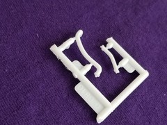 71 Olds 442 RADIATOR HOSES from Revell 1:25 Model Kit 1971