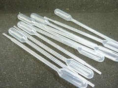 1 mL Painting pipette pack of 10 for dispensing mixing, measuring paint, dyes.