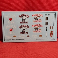Decals Pie Wagon 1:24 Scale Model Car Part Atlantis